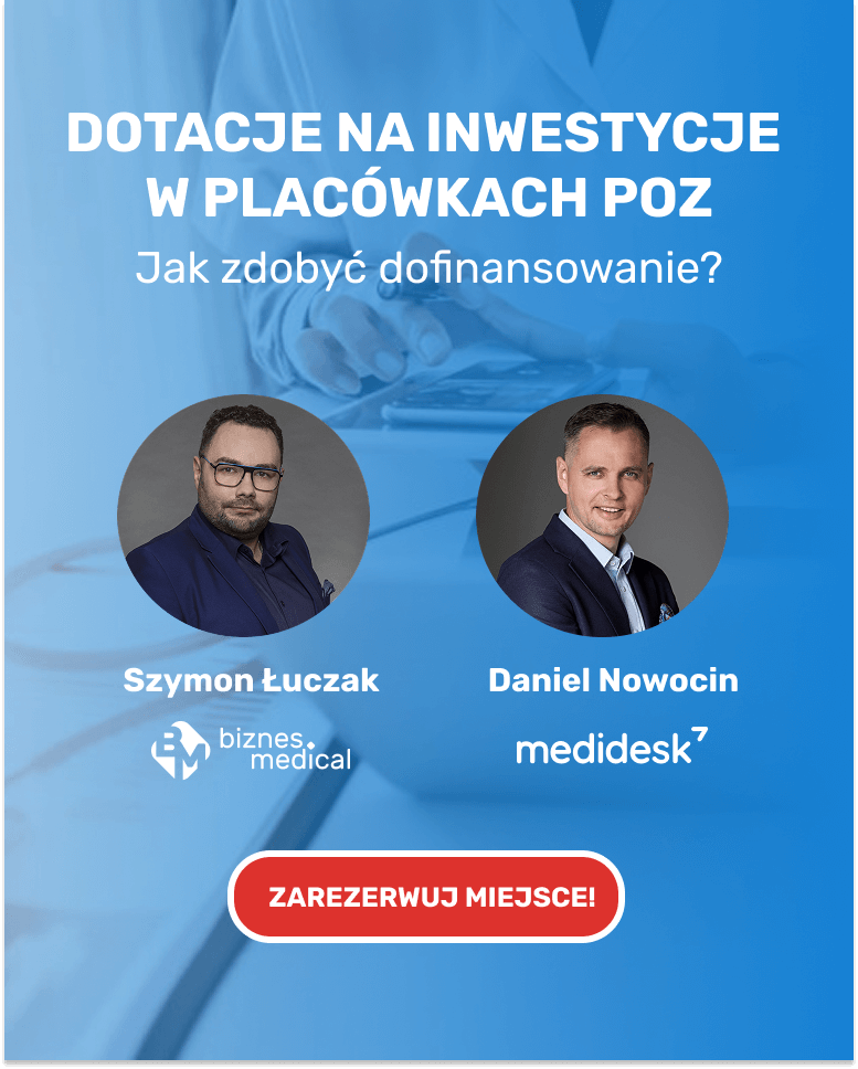 Szkolenie: Dotacje na inwestycje dla POZ z całego kraju